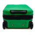 Troler Ella Icon Leaf cu 2 roti, ABS, 40x30x20 cm, Verde